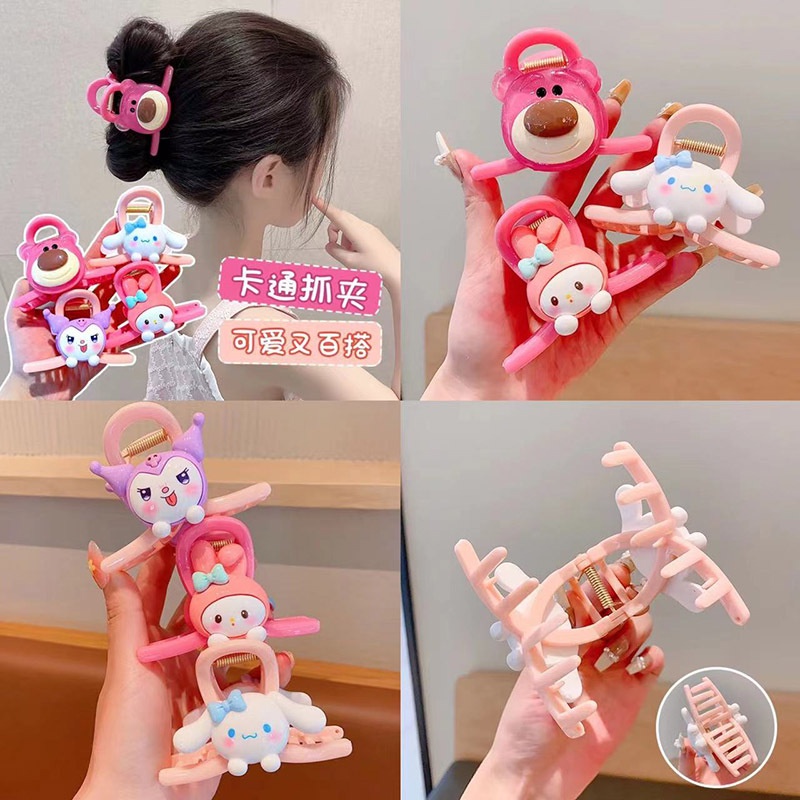 Kẹp Tóc Hình Hoạt Hình Nhiều Màu Sắc Ngọt Ngào Dễ Thương Cho Bé Gái