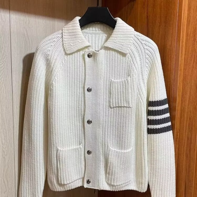 Áo Khoác cardigan Len Dệt Kim Dày Dặn Phong Cách Thời Trang Thu Đông Mới Cho Cặp Đôi