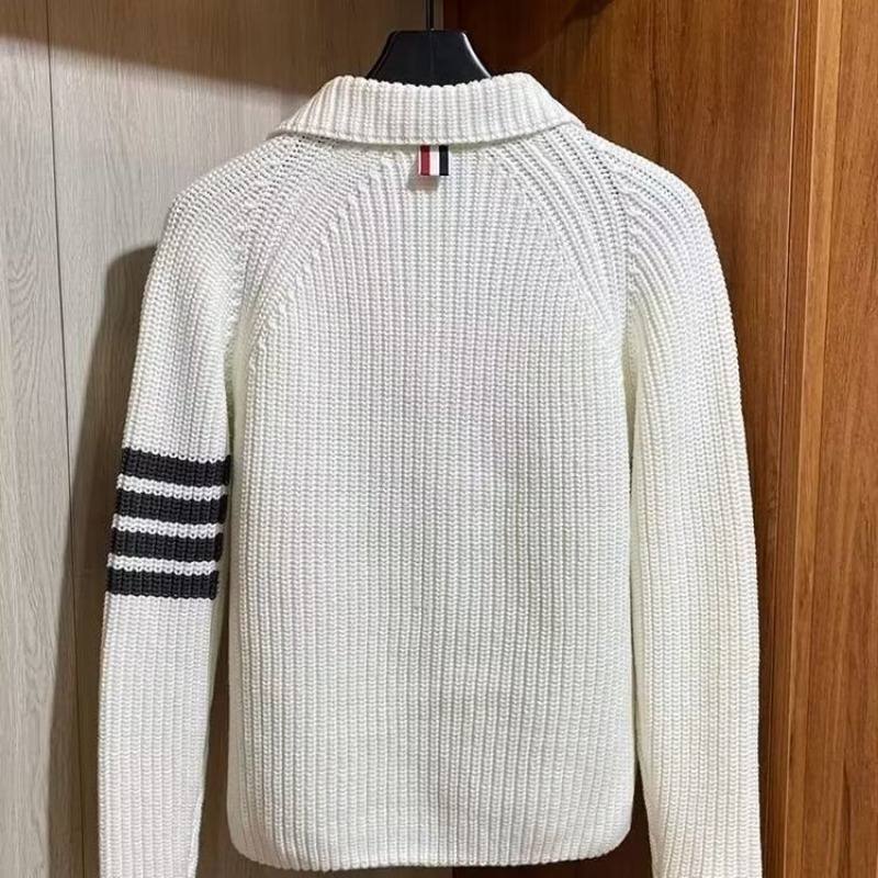 Áo Khoác cardigan Len Dệt Kim Dày Dặn Phong Cách Thời Trang Thu Đông Mới Cho Cặp Đôi