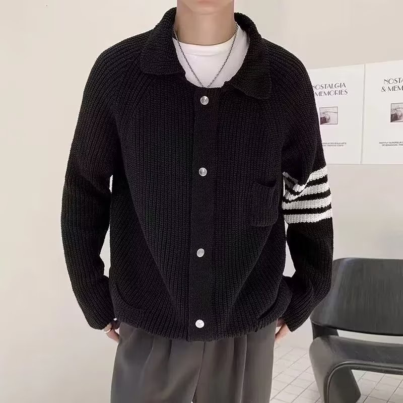 Áo Khoác cardigan Len Dệt Kim Dày Dặn Phong Cách Thời Trang Thu Đông Mới Cho Cặp Đôi