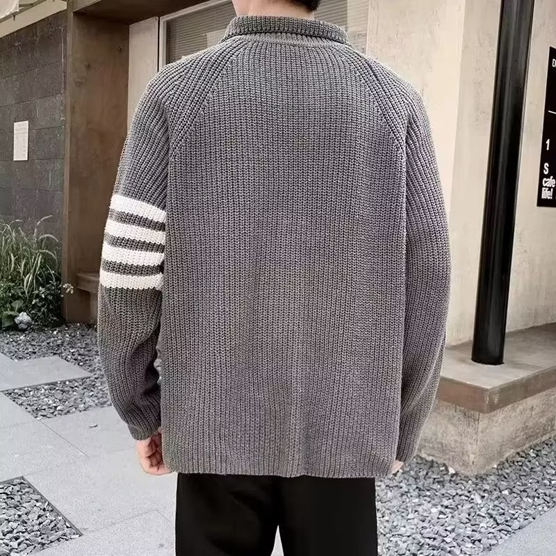 Áo Khoác cardigan Len Dệt Kim Dày Dặn Phong Cách Thời Trang Thu Đông Mới Cho Cặp Đôi