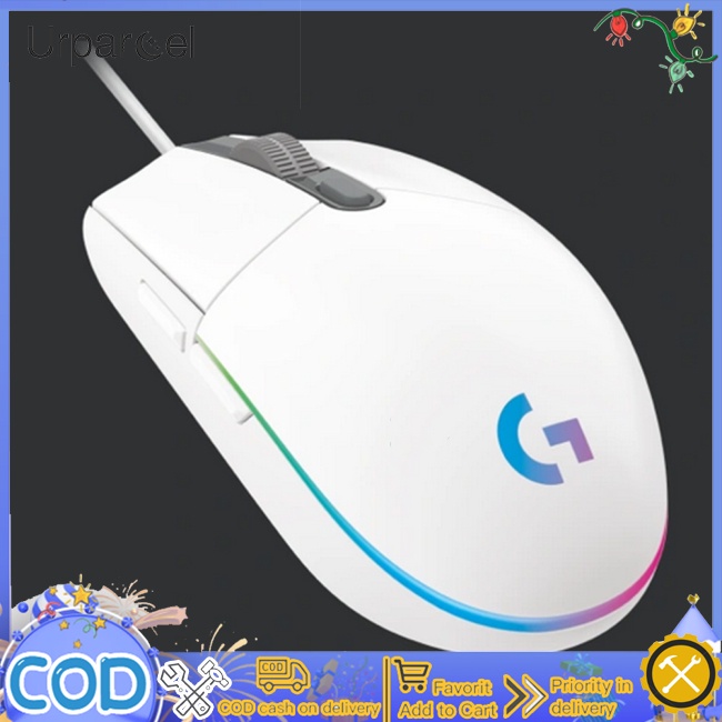 Chuột quang gaming URPARCEL Logitech G102 6 nút 200-8000DPI chuyên dụng cho Windows 7