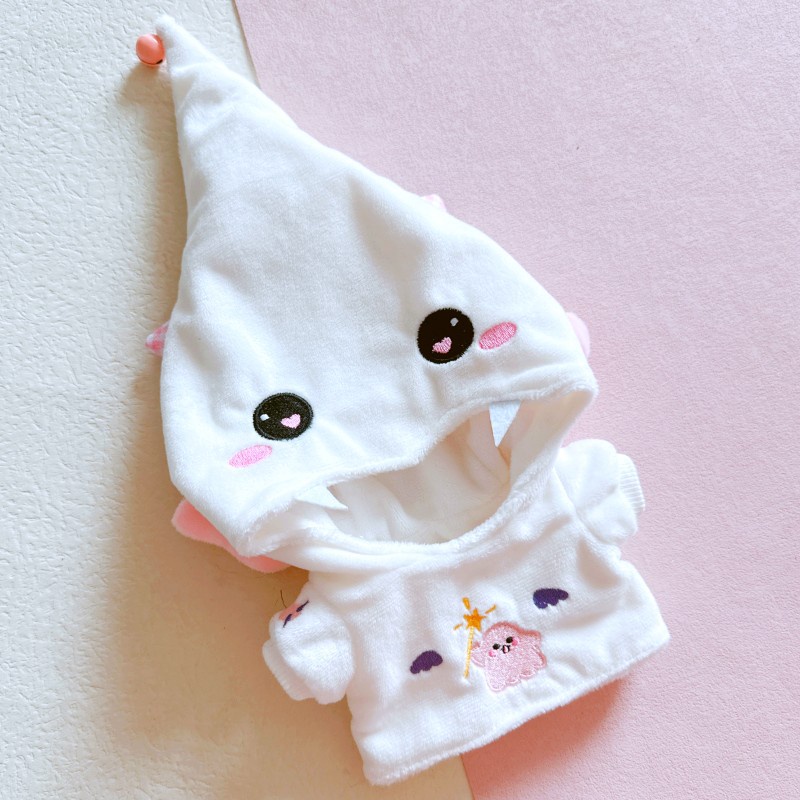 Búp Bê Vải cotton 20cm Màu Trắng Đen Dễ Thương Cho Bé Trai