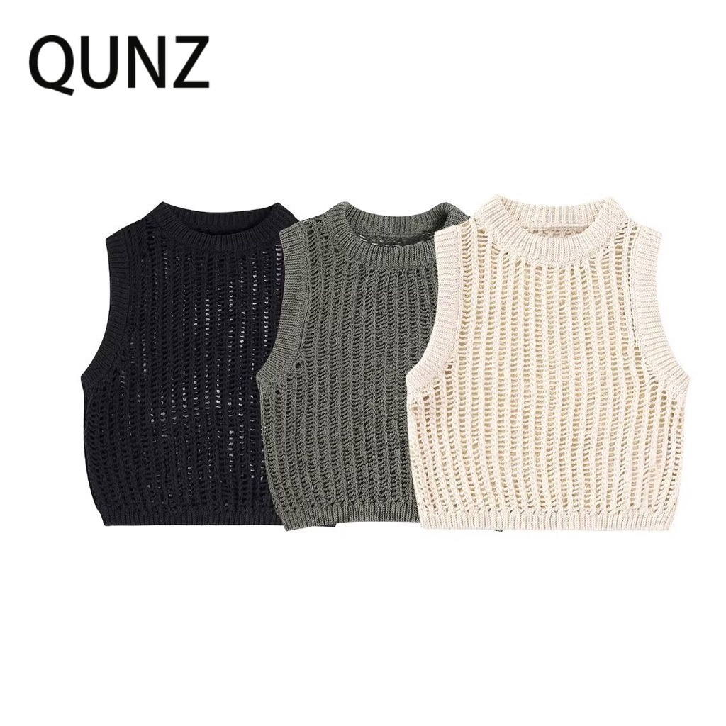 Áo vest Đa Năng Đan Rỗng qunz 6161