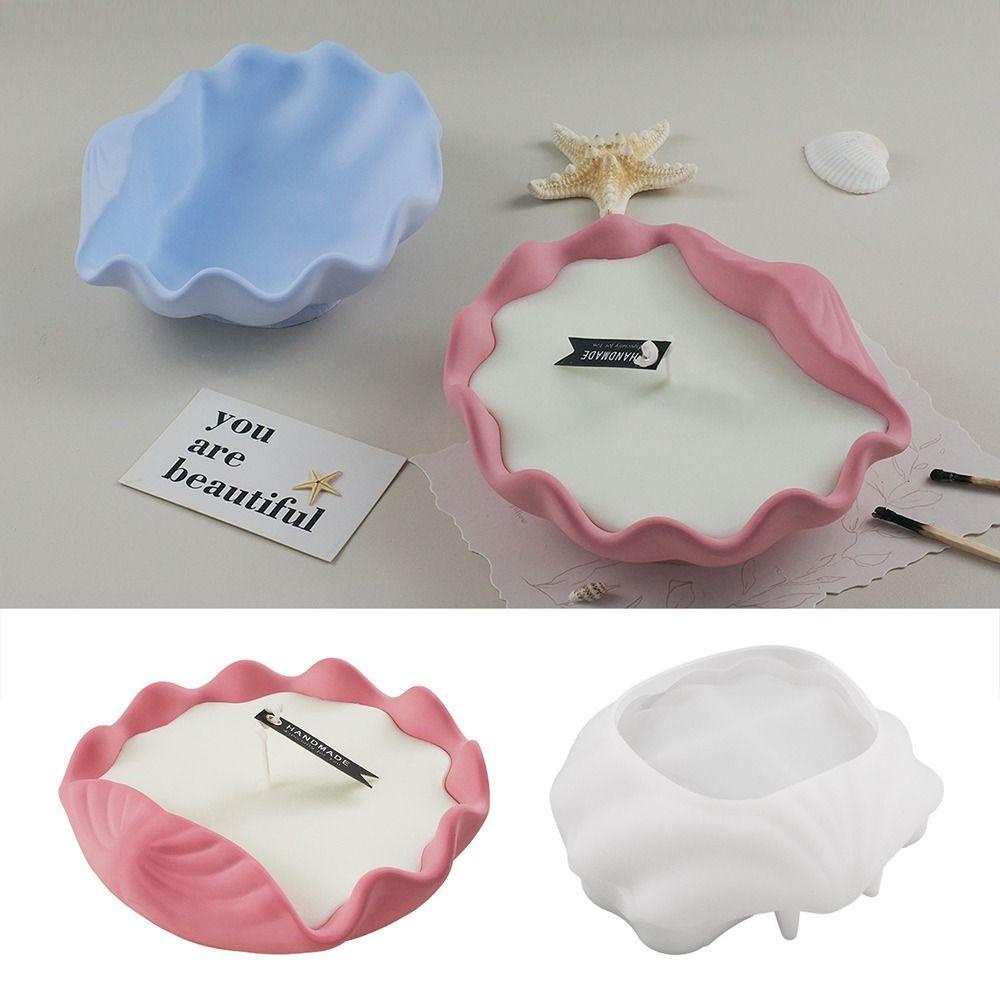 Khuôn silicone Làm Nến Hình Vỏ Ốc Xà Cừ Sáng Tạo Trang Trí Nhà Cửa diy