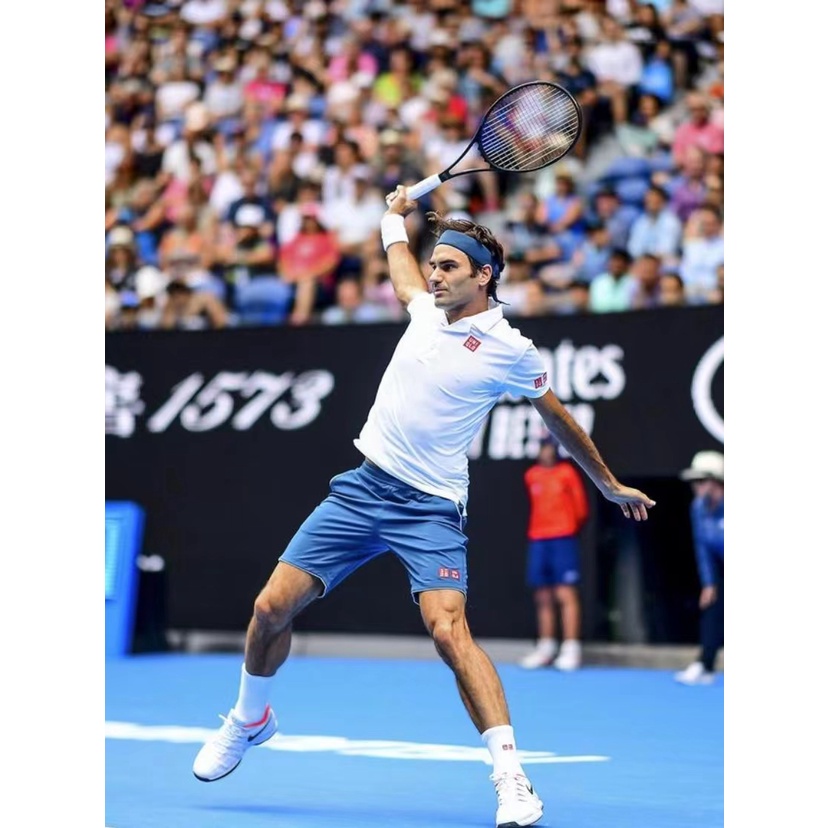 Bộ đồ tennis Federer chất lượng cao Bộ đồ Nadal phù hợp với quần áo cotton thoáng khí cho nam và nữ 
