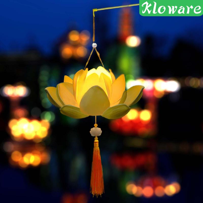 Lồng Đèn Hình Hoa Sen handmade Phong Cách Trung Hoa Độc Đáo Trang Trí Nhà Cửa / Lễ Hội,Lồng Đèn Trung Thu