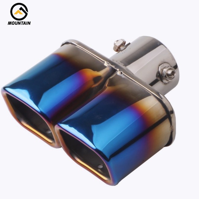 Ống Xả Khí Thải Hình Vuông Bằng Inox 2.5-inch Chuyên Dụng Cho Xe Hơi Leo Núi