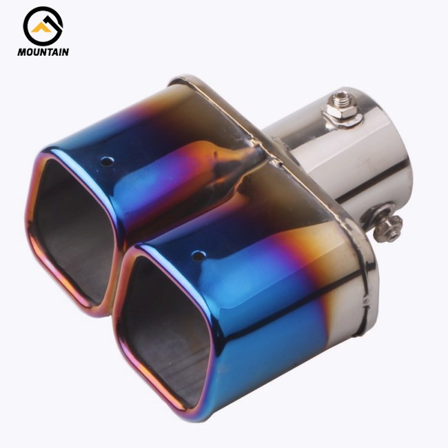 Ống Xả Khí Thải Hình Vuông Bằng Inox 2.5-inch Chuyên Dụng Cho Xe Hơi Leo Núi