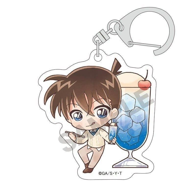 Móc khóa DETECTIVE CONAN Thám Tử Lừng Danh ver Giải Khát mica trong acrylic in hình anime chibi độc đáo