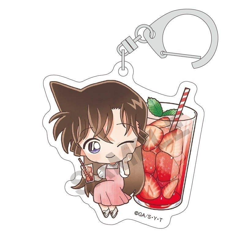 Móc khóa DETECTIVE CONAN Thám Tử Lừng Danh ver Giải Khát mica trong acrylic in hình anime chibi độc đáo