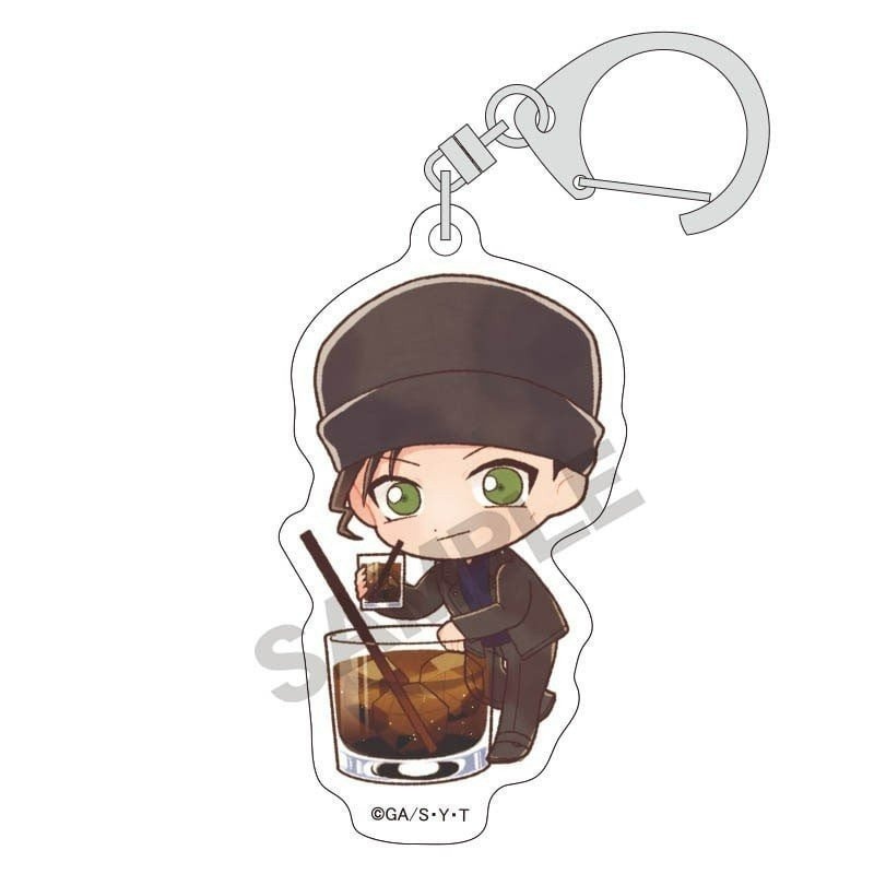 Móc khóa DETECTIVE CONAN Thám Tử Lừng Danh ver Giải Khát mica trong acrylic in hình anime chibi độc đáo