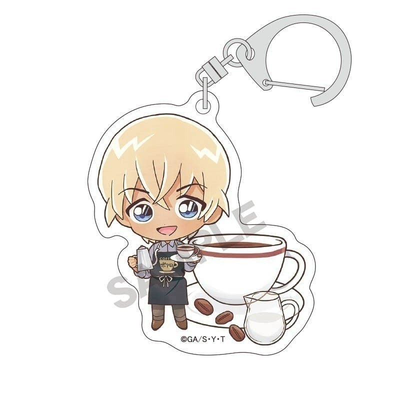 Móc khóa DETECTIVE CONAN Thám Tử Lừng Danh ver Giải Khát mica trong acrylic in hình anime chibi độc đáo