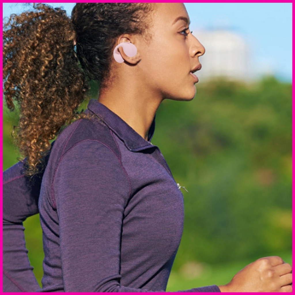 Vỏ Bảo Vệ Hộp Sạc Tai Nghe Không Dây ambie Bằng Silicon Màu Xanh Dương Phong Cách Thể Thao