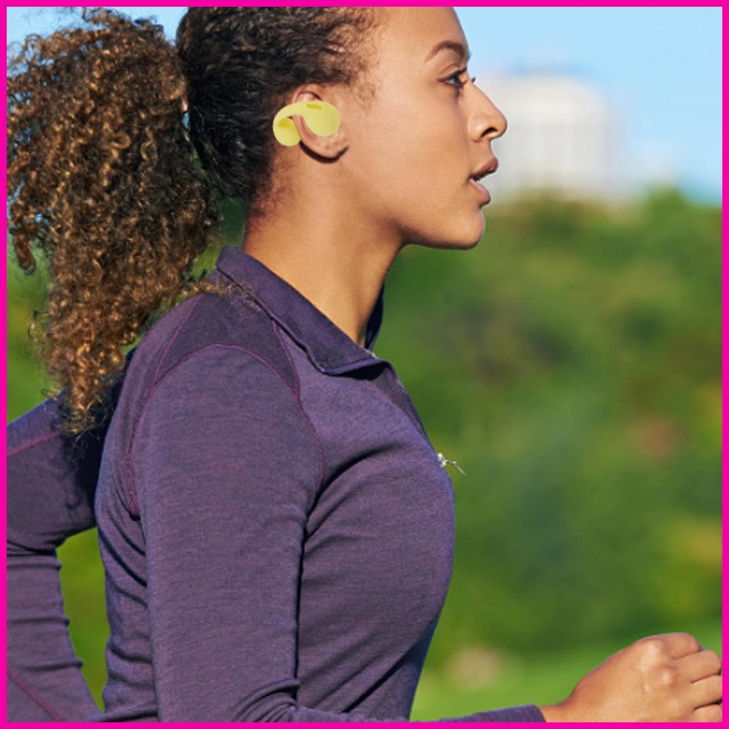 Vỏ Bảo Vệ Hộp Sạc Tai Nghe Không Dây ambie Bằng Silicon Màu Xanh Dương Phong Cách Thể Thao