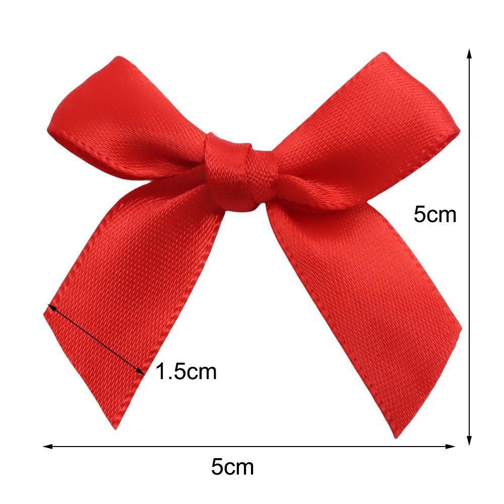 Set 25 Nơ Ruy Băng mini 5cm Bằng polyester Nhiều Màu Sắc Xinh Xắn Làm Đồ Thủ Công