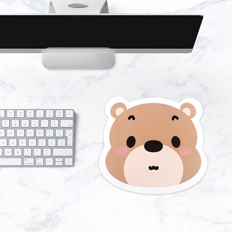 Hoạt Hình Tấm Lót Chuột Bàn Phím Máy Tính pc Chống Trượt Chống Thấm Nước Hình Động Vật Dễ Thương