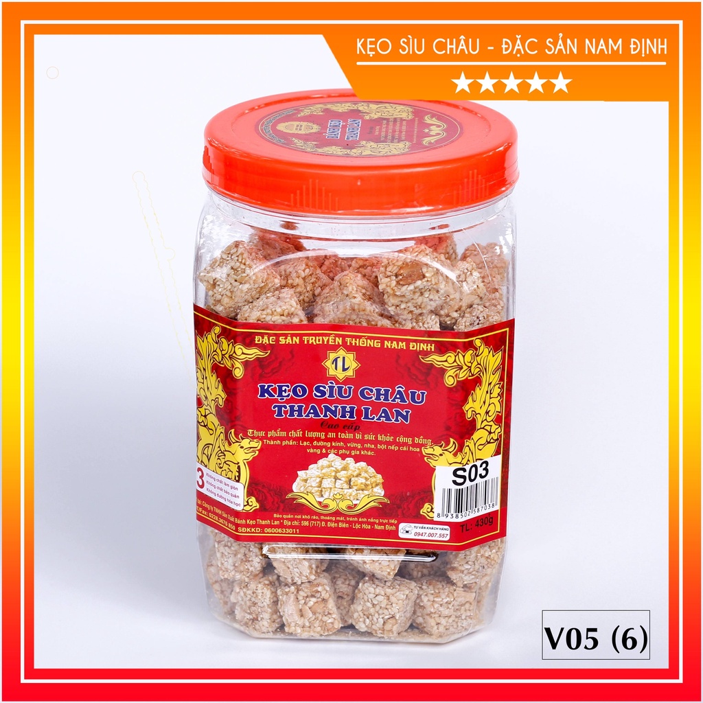 Kẹo Sìu Châu, Kẹo Dồi Lạc Vừng Thanh Lan - Đặc sản truyền thống Nam Định