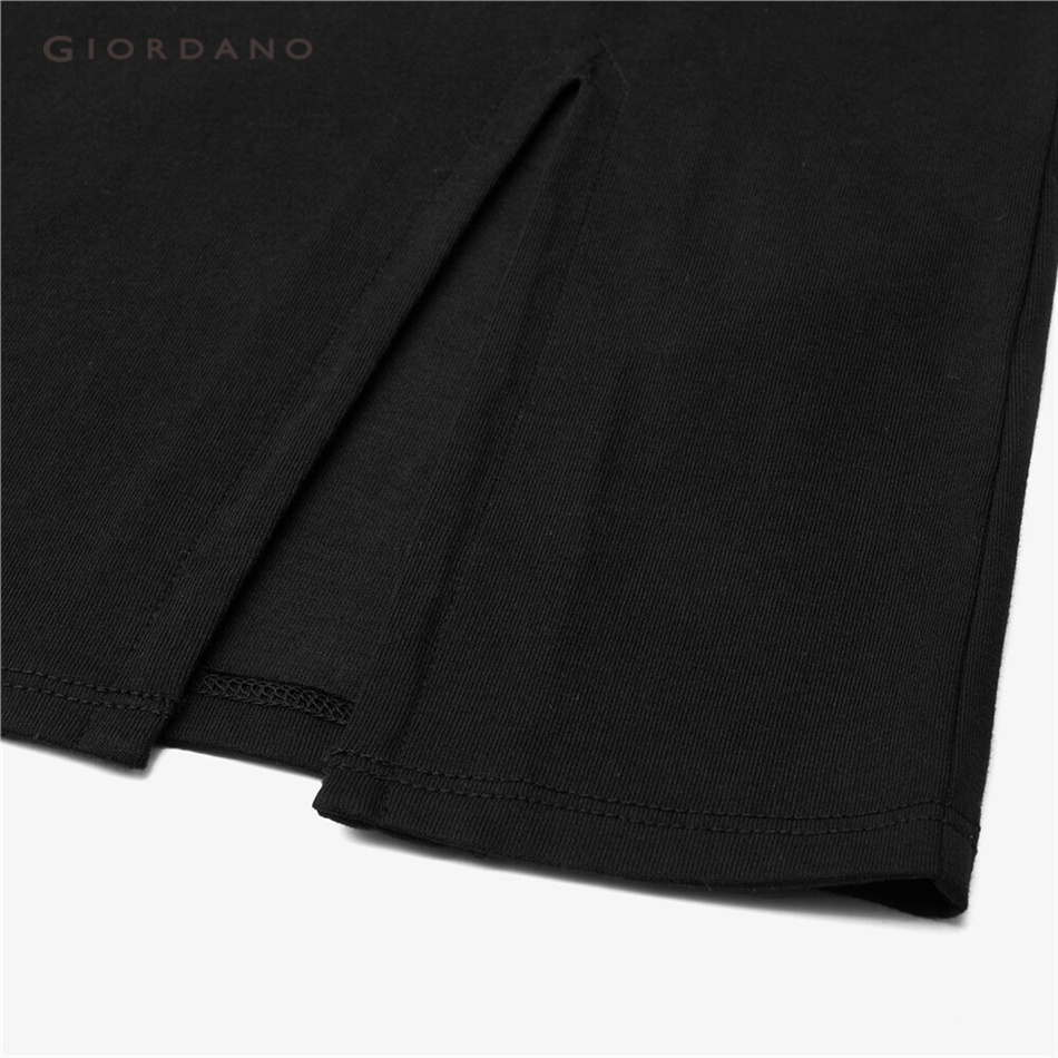 Áo thun nữ GIORDANO 05323800 tay dài cổ tròn thời trang