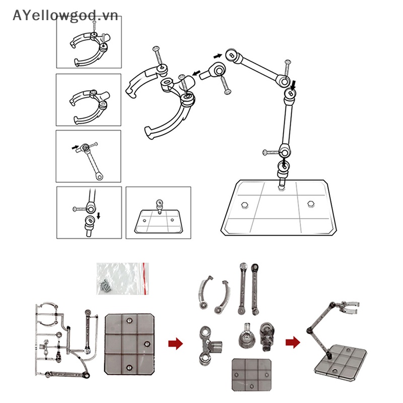 Ayellowgod Đế Trưng Bày Mô Hình gundam Chất Lượng Cao Tỉ Lệ 1 / 144