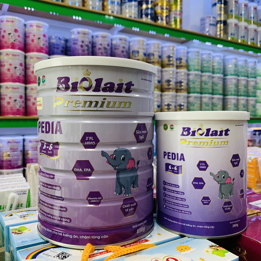 SỮA BIOLAIT – PEDIA  Tăng cường tối đa sức đề kháng, hoàn thiện miễn dịch toàn diện
