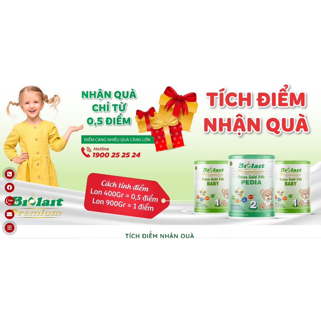 SỮA BIOLAIT – PEDIA  Tăng cường tối đa sức đề kháng, hoàn thiện miễn dịch toàn diện