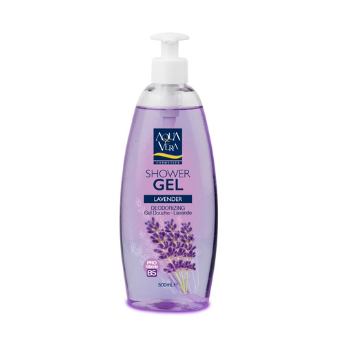 Gel tắm dưỡng da AquaVera chiết xuất oải hương 500ML