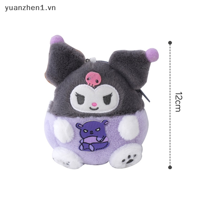 Zheng Ba Lô Đựng Tiền Xu Cầm Tay Hình Chó Mèo kt Cún kuromi plushie sanrio Nhồi Bông Dễ Thương Cho Bạn Gái vn