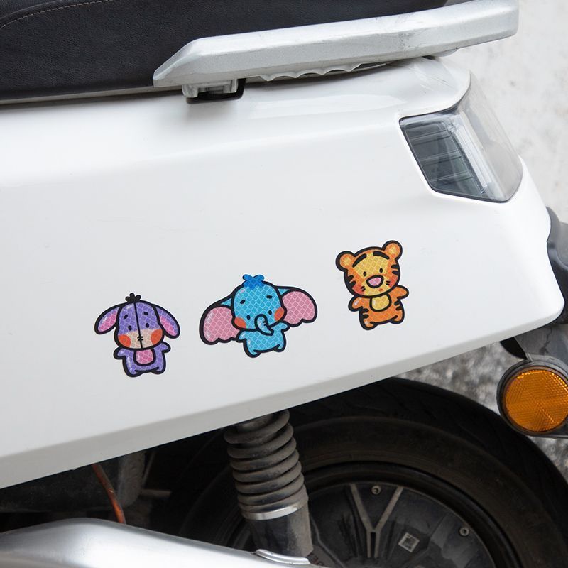 Nhãn Dán Phản Quang Cảnh Báo Họa Tiết Động Vật Hoạt Hình Sáng Tạo Trang Trí Xe Hơi / Xe Máy