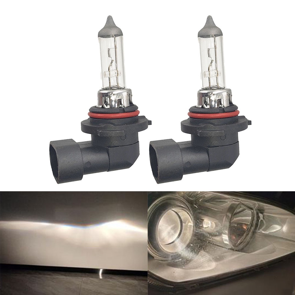 Set 2 Bóng Đèn Pha halogen 9006 hb4 Ánh Sáng Trắng Chuyên Dụng Cho Xe Hơi