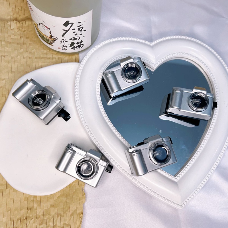 Kẹp Tóc Hình Máy Ảnh Dạ Quang Vui Nhộn Sáng Tạo