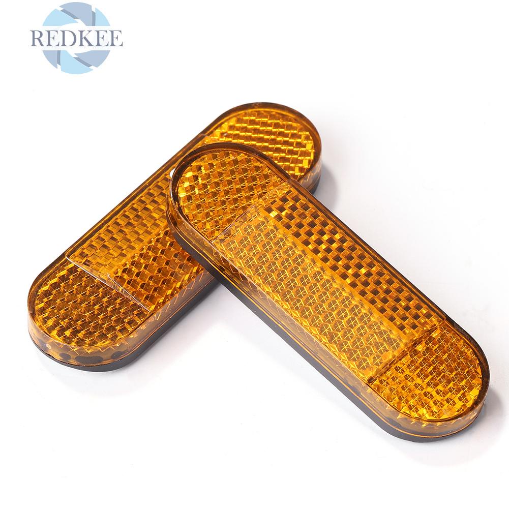 Miếng Dán Phản Quang Cảnh Báo An Toàn Phía Trước Cho Xe Máy Điện scooter m365 pro 2