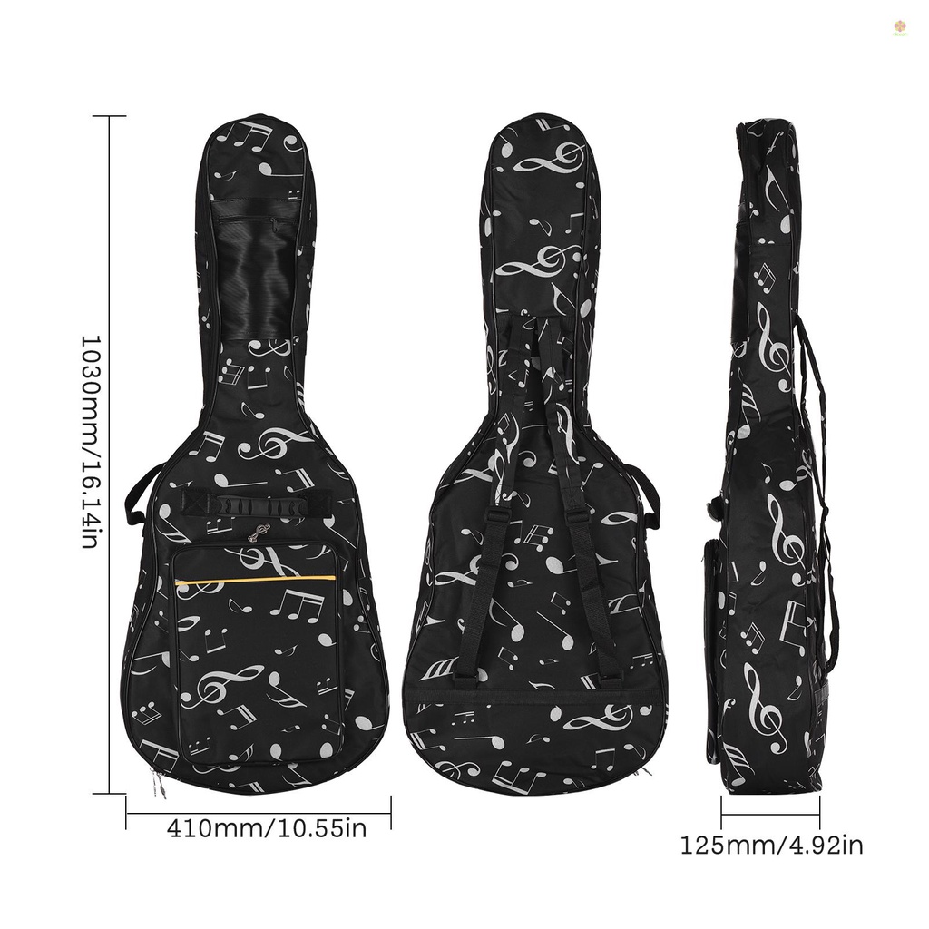 Nicephoto Túi Đựng Đàn guitar 41-inch Bằng Vải oxford Dày Dặn Có Đệm cotton Đeo Vai Có Thể Điều Chỉnh