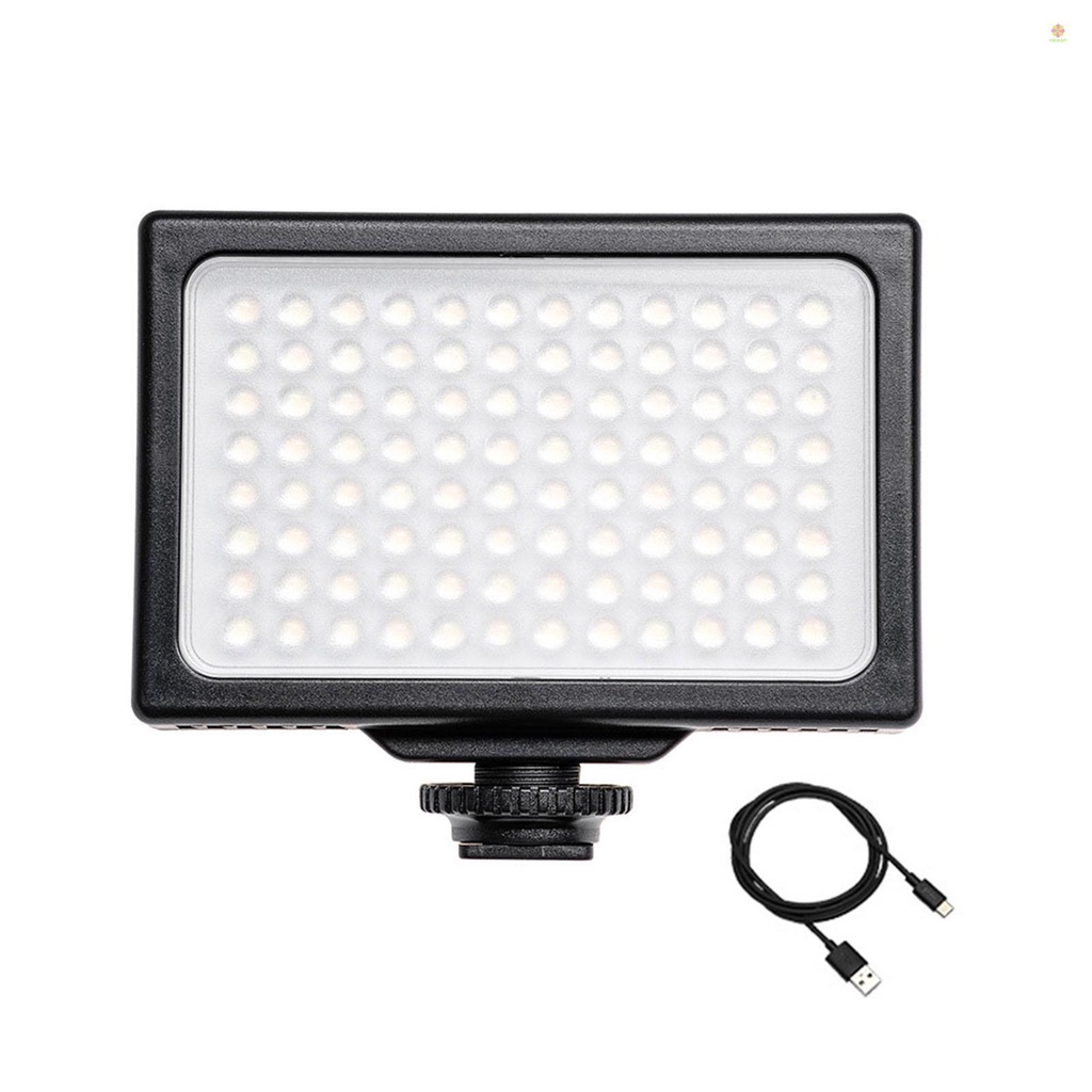 Nicephoto Đèn led 3200k-5600k Có Lỗ Vít 1 / 4 inch Nhỏ Gọn Hỗ Trợ Chụp Ảnh Studio / Đám Cưới