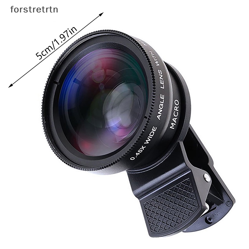 Forstretn 1 Ống Kính Máy Ảnh macro 2 Trong 1 Góc Siêu Rộng 0.45x 12.5x Cho iphone 14 13 12 Xiaomi samsung