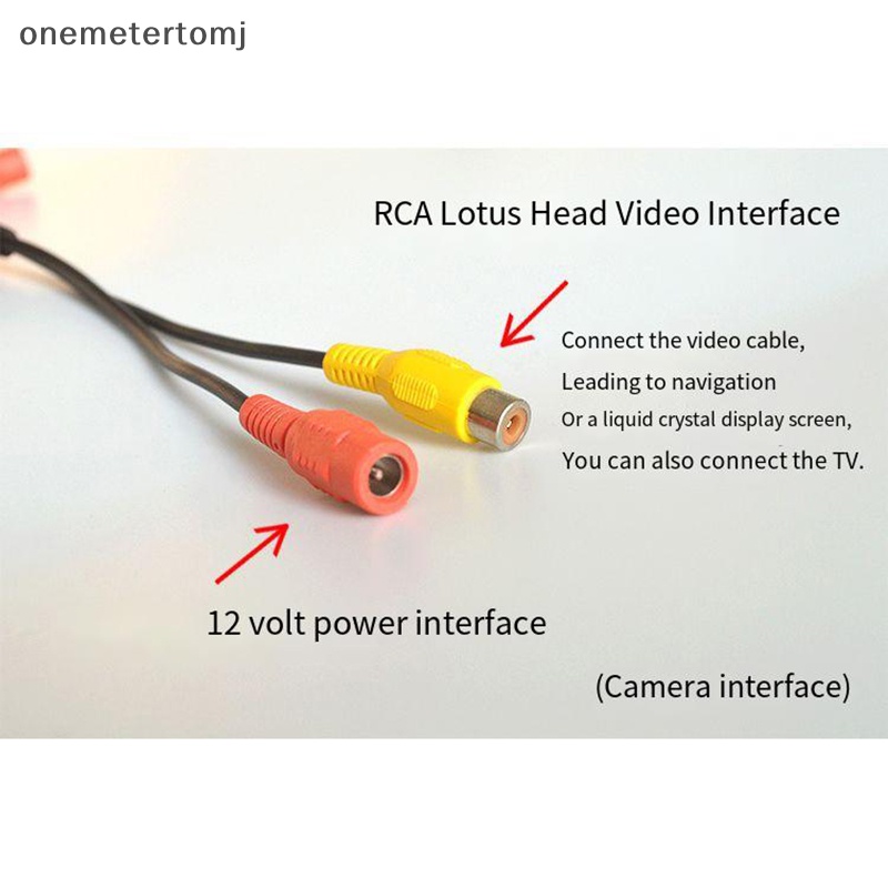 Onemetertomj camera Chiếu Hậu ip68 ccd4 led Chống Thấm Nước Xoay 170 Độ hd Cho Xe Hơi