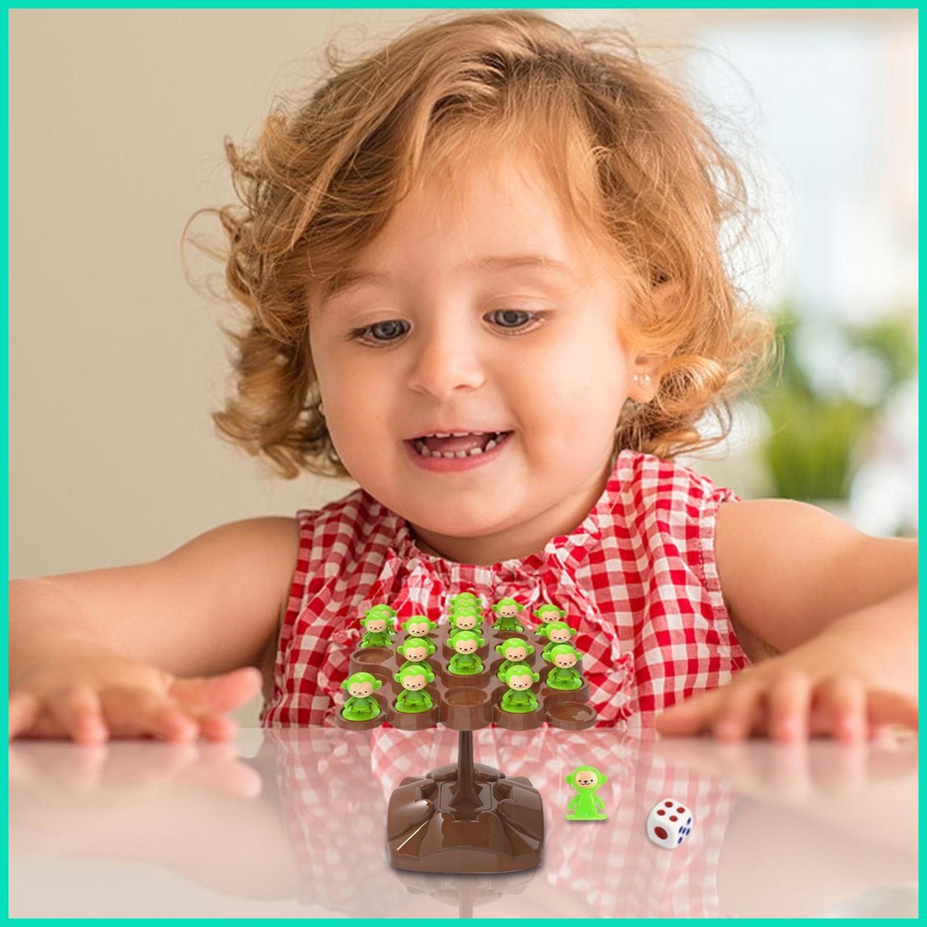 Bộ Đồ Chơi Cân Bằng Hình Khỉ Cây Giúp Giáo Dục Sớm Cho Bé