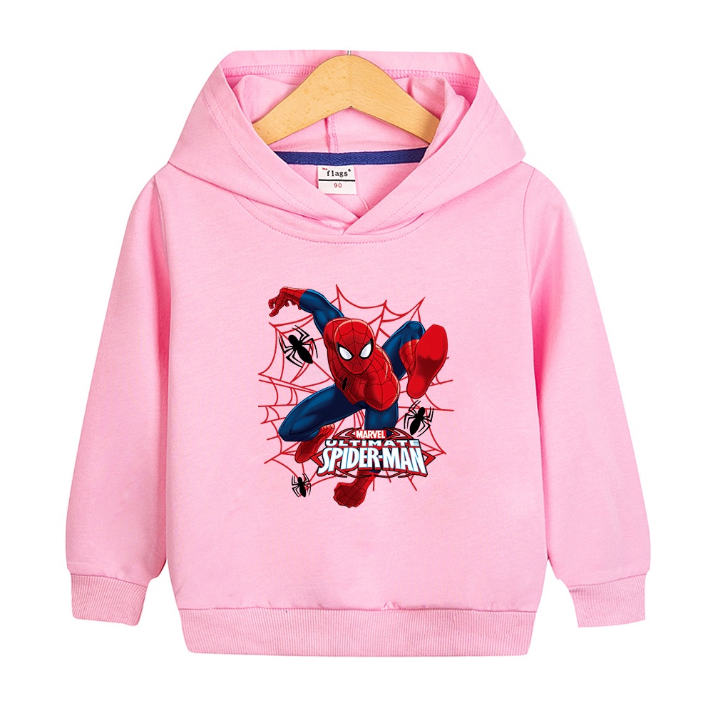 Áo Hoodie In Hình Người Nhện Hoạt Hình Thời Trang Mùa Thu 2023 Cho Bé 2-10 Tuổi