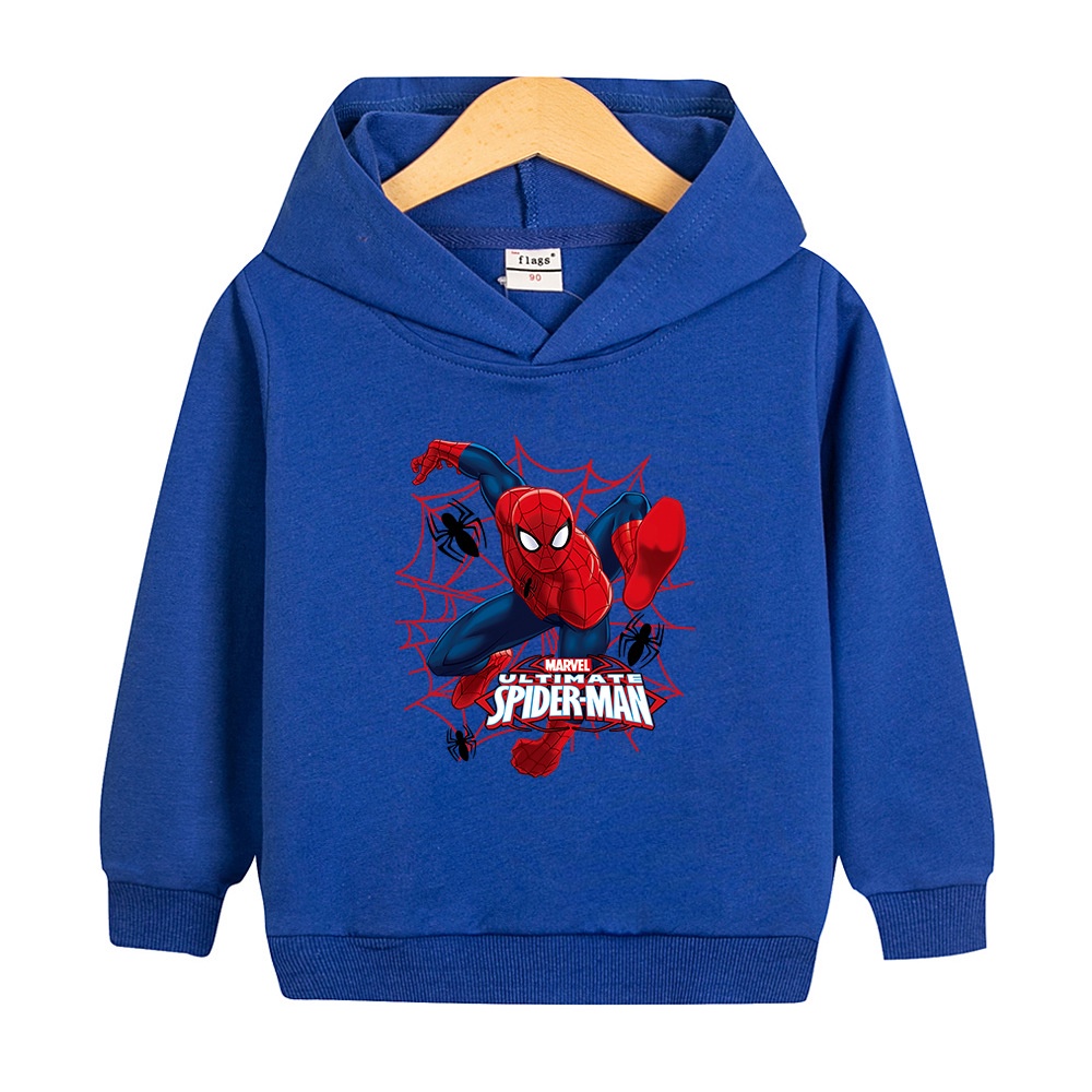Áo Hoodie In Hình Người Nhện Hoạt Hình Thời Trang Mùa Thu 2023 Cho Bé 2-10 Tuổi