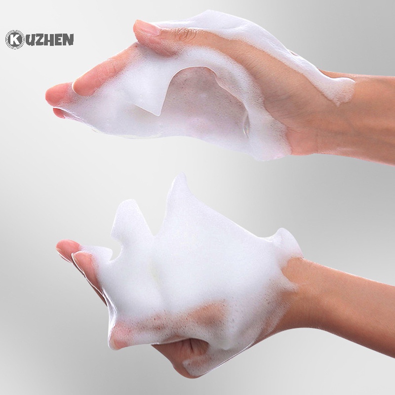 Kuzhen Dụng Cụ Tạo Bọt Xà Phòng Tắm Làm Sạch Da Mặt