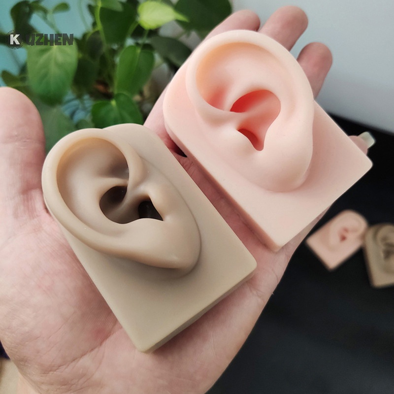 Mô Hình Trưng Bày Bông Tai Bằng silicone Chất Lượng Cao