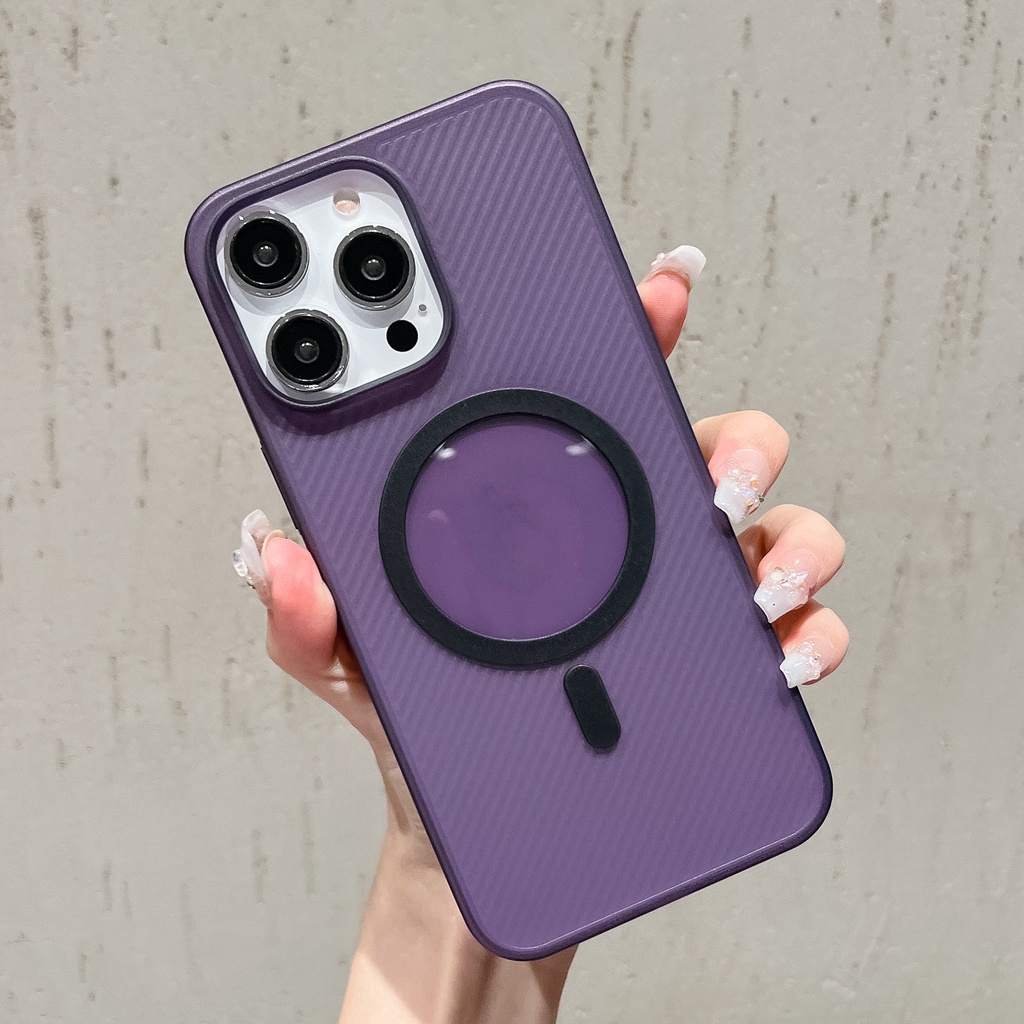 Ốp Lưng Trong Nhám Viền Màu Cho Điện Thoại iphone 14 13 pro max