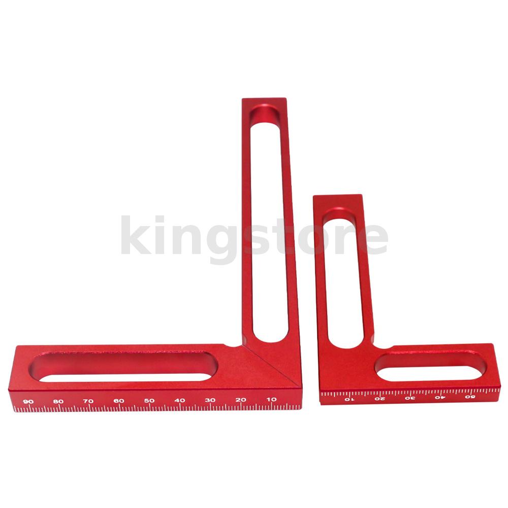 Thước Đo Góc Vuông 90 Độ Bằng Nhôm Chuyên Dụng Cho Thợ Mộc° Máy Tính Góc Phải Chuyên Dụng Chất Lượng Cao