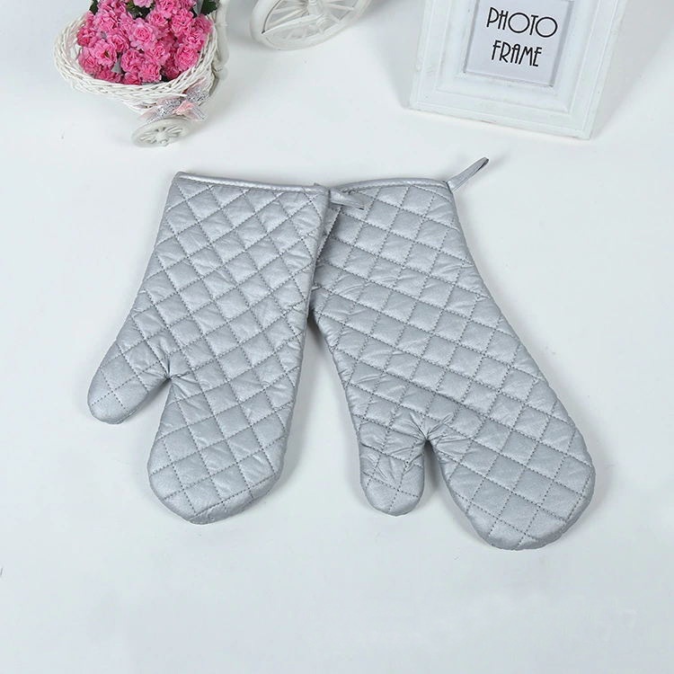 Găng Tay Phủ polyester Cách Nhiệt Chống Bỏng Đa Ứng Dụng Cho Nhà Bếp