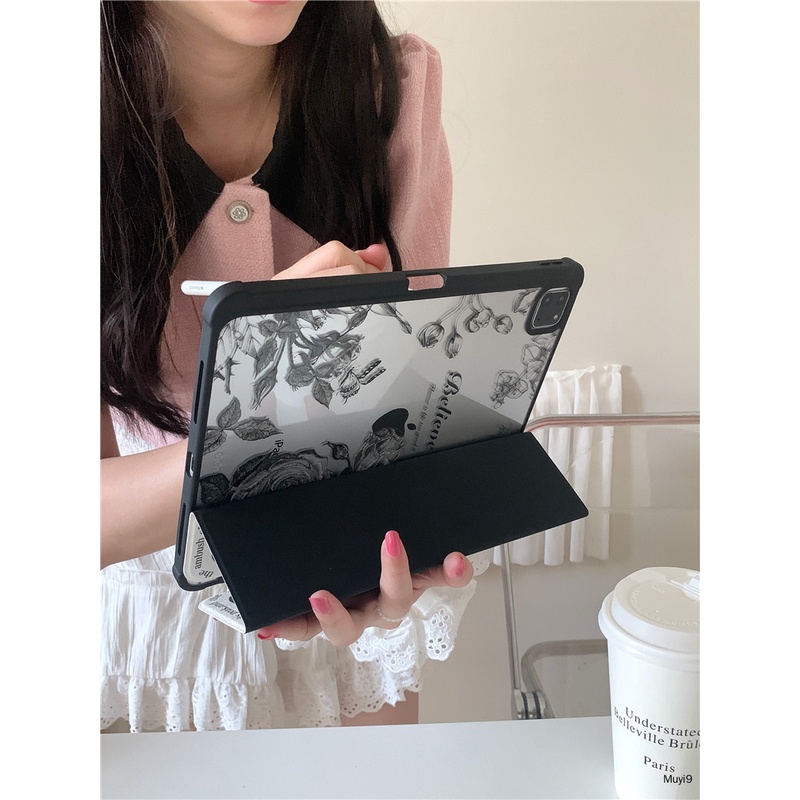 Bao Da Máy Tính Bảng In Hình Hoa Bướm Cổ Điển Cho ipad 10.2 ipad 10 10.9 Mini 6 ipad 9.7 Air 5 Pro 11 / ipad 12.9 ipad Gen 9 Ốp