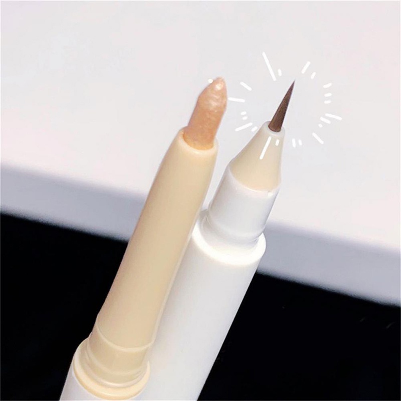 Sweet Mint Phấn Mắt Dạng Bút Hai Đầu Làm Sáng Da Chống Thấm Nước Mềm Mượt JP1