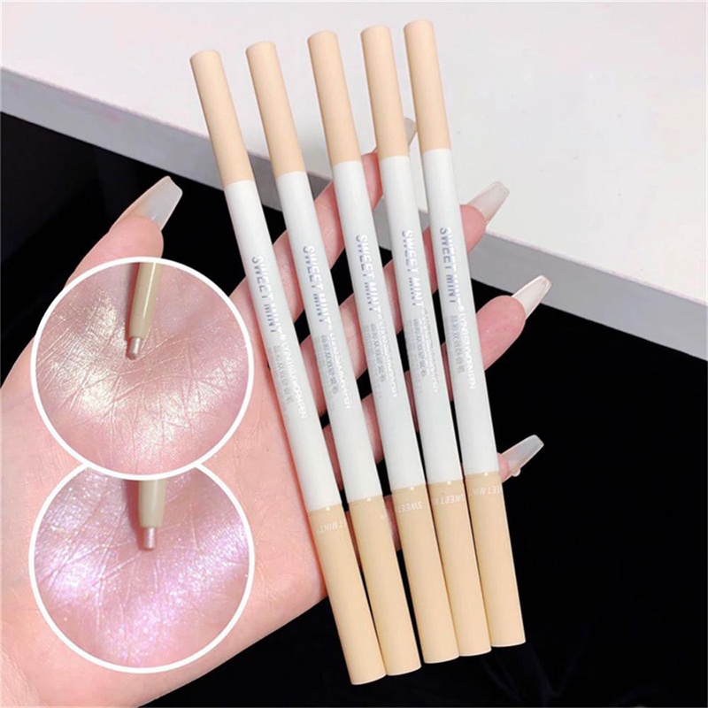 Sweet Mint Phấn Mắt Dạng Bút Hai Đầu Làm Sáng Da Chống Thấm Nước Mềm Mượt JP1