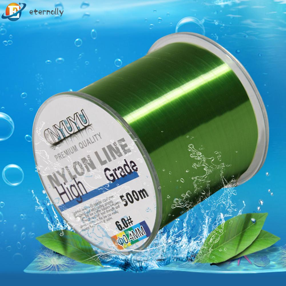 Cuộn Dây Câu Cá 500m Đường Kính 18-90lb Bằng nylon Chống Mài Mòn