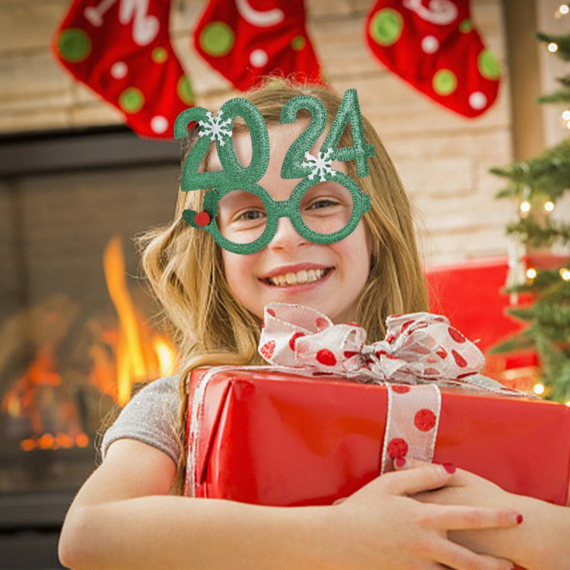 Gọng Kính Hình Ông Già Noel / Cây Thông Giáng Sinh / Chúc Mừng Giáng Sinh / Người Lớn Trẻ Em Trang Trí Tiệc Năm Mới