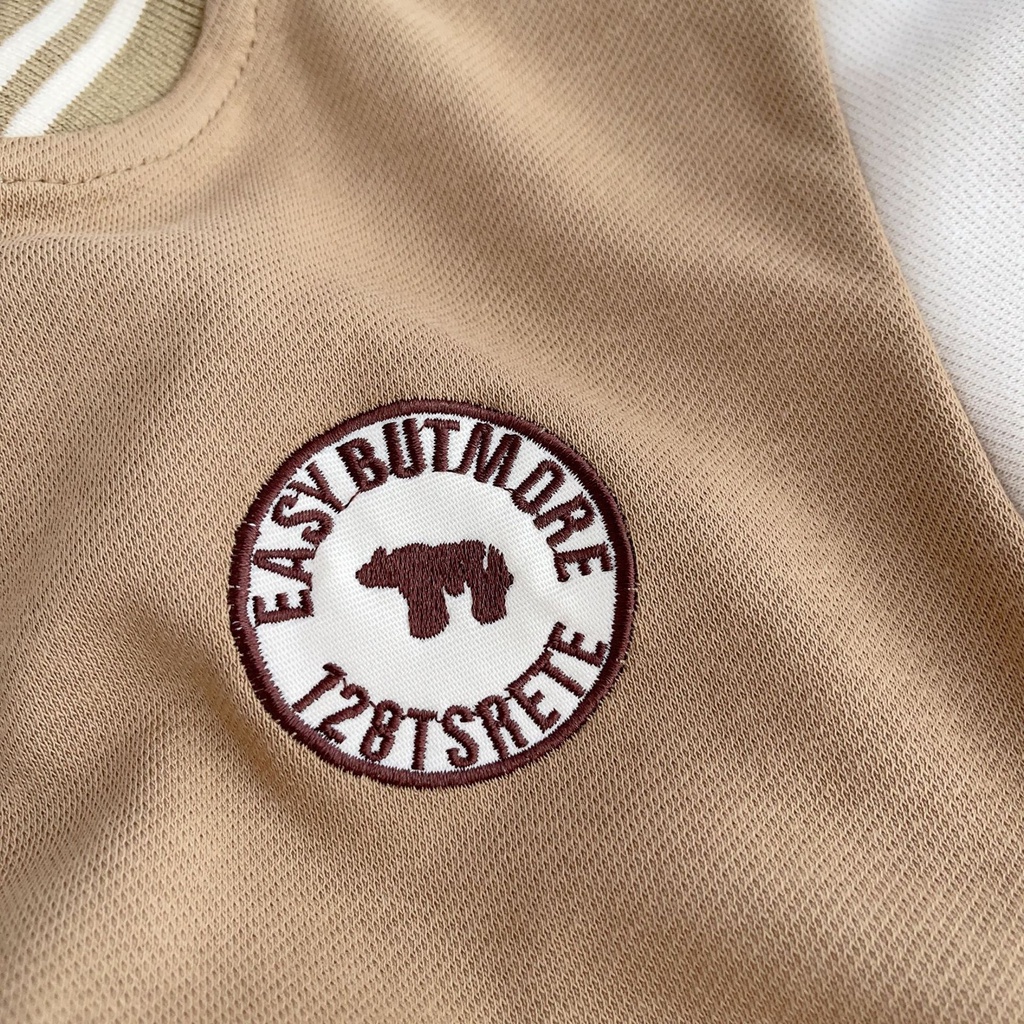 Áo Khoác Bóng Chày Thêu Chữ Thời Trang Hàn Quốc Dành Cho Bé 0-5 Tuổi